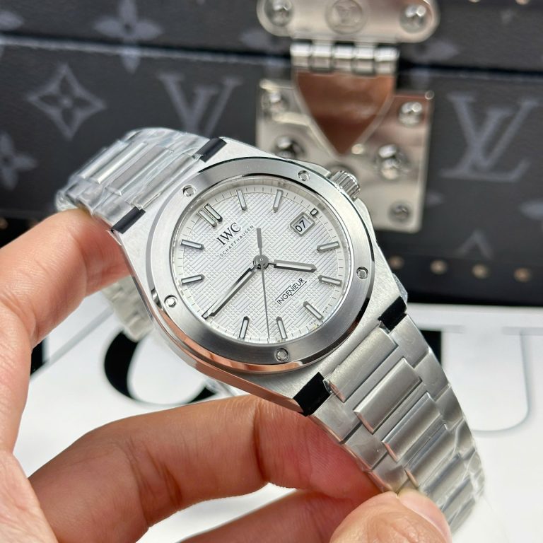 IWC Ingenieur Super Clone Watches White Dial Stainless Steel V7 Factory 40mm