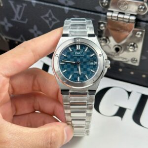 IWC Ingenieur Replica Watches Blue Dial Automatic Movement V7 Factory 40mm