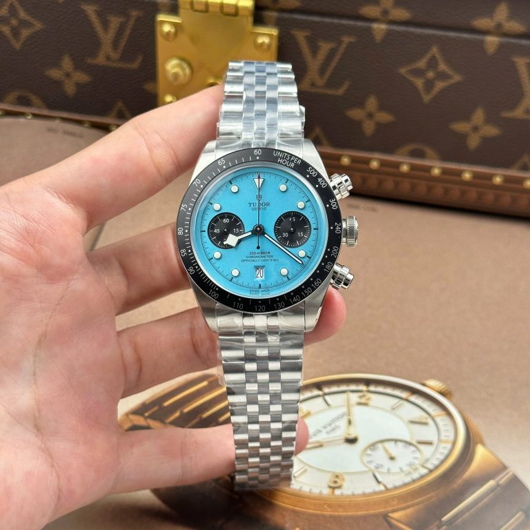 Tudor Black Bay Chronograph Best Copies Watches Tiffany Dial Metal Wire ZF Factory 41mmTudor Black Bay Chronograph Best Copies Watches Tiffany Dial Metal Wire ZF Factory 41mm