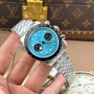 Tudor Black Bay Chronograph Best Copies Watches Tiffany Dial Metal Wire ZF Factory 41mm
