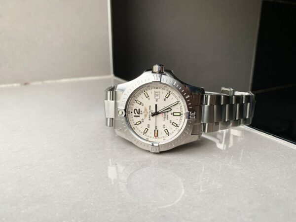 Colt Automatic 44mm SS GF 11 Best Edition White Textured Dial on SS Bracelet A2824