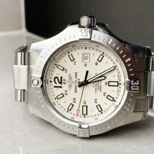 Colt Automatic 44mm SS GF 11 Best Edition White Textured Dial on SS Bracelet A2824