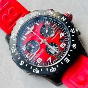 Endurance pro AAA 44mmIRONMAN REDBlack dial Red Rubber Strap quartz movement