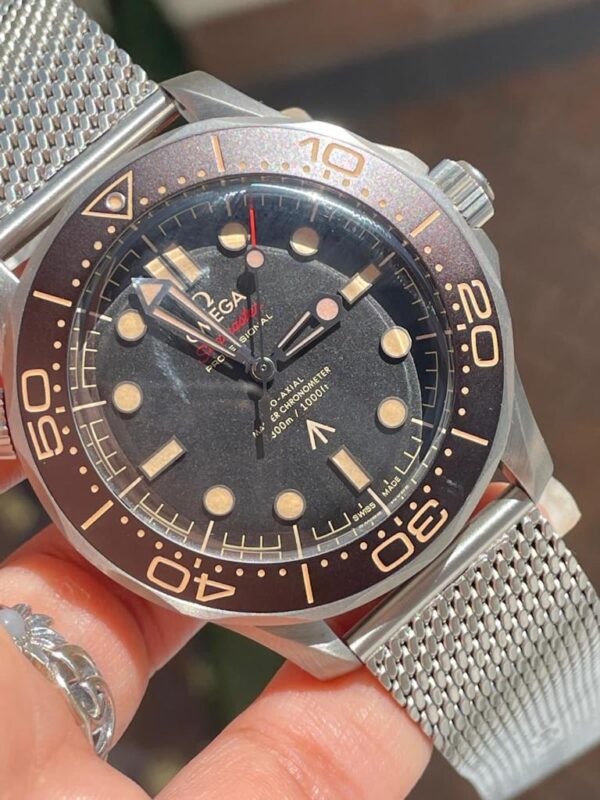 Seamaster 300 “No Time to Die” NTTD Limited Edition VSF 1:1 Best Edition on SS Mesh Bracelet A8806 V4