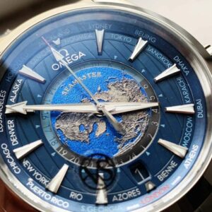 Seamaster Aqua Terra Worldtimer VSF 11 Best Edition Blue Dial on SS Bracelet A8938