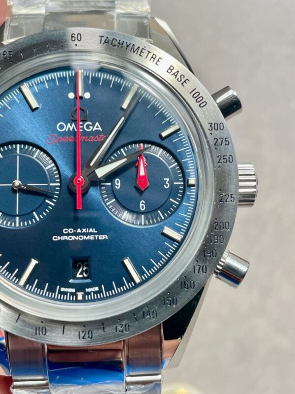 Speedmaster ’57 Co-Axial OMF 11 Best Edition Blue Dial on SS Bracelet A9300