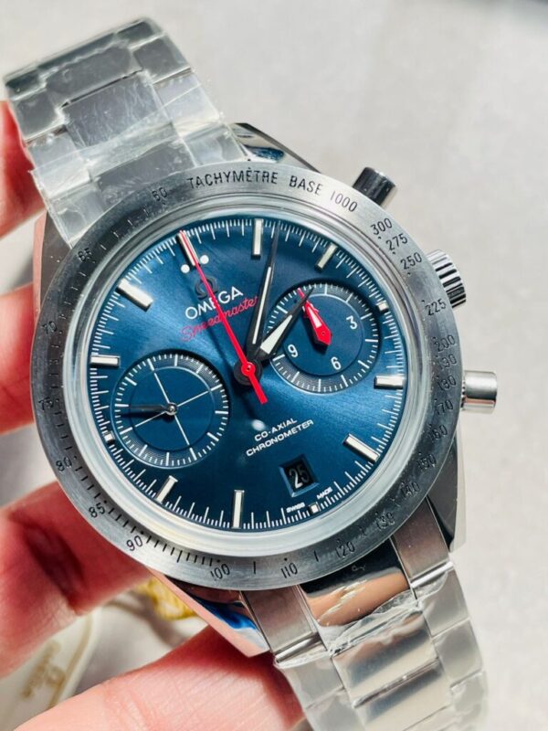 Speedmaster ’57 Co-Axial OMF 11 Best Edition Blue Dial on SS Bracelet A9300