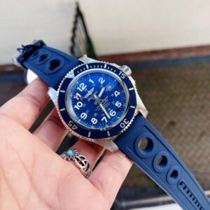 SuperOcean II 44mm GF 11 Best Edition Blue Dial on Blue Rubber Strap A2824