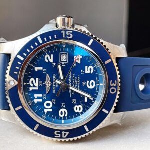 SuperOcean II 44mm GF 11 Best Edition Blue Dial on Blue Rubber Strap A2824