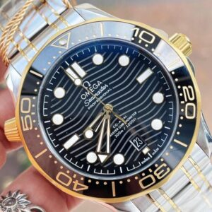 2018 Seamaster Diver 300M SSYG VSF 11 Best Edition YG Bezel Black Dial on SSYG Bracelet A8800