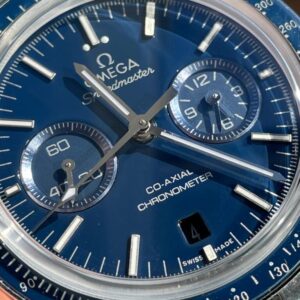 Speedmaster MoonWatch SS Sapphire Crystal Blue Dial on SS Bracelet Manual Winding Chrono Movement